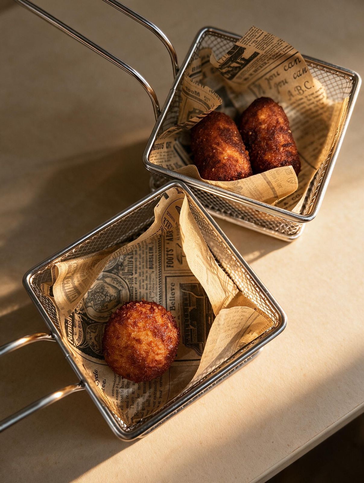Croquetas caseras recién hechas